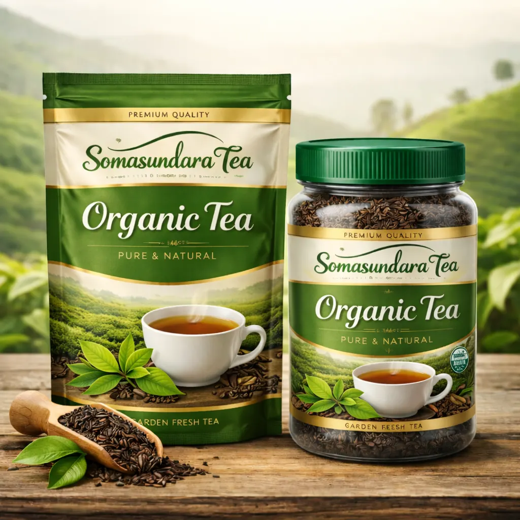 Certified organic tea with no chemical processing